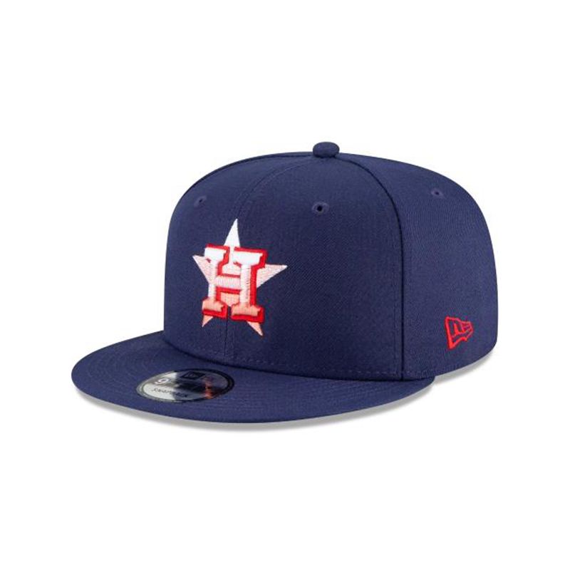 MLB Houston Astros Americana Fade 9Fifty Snapback (GRG1088) - Blue New Era Caps